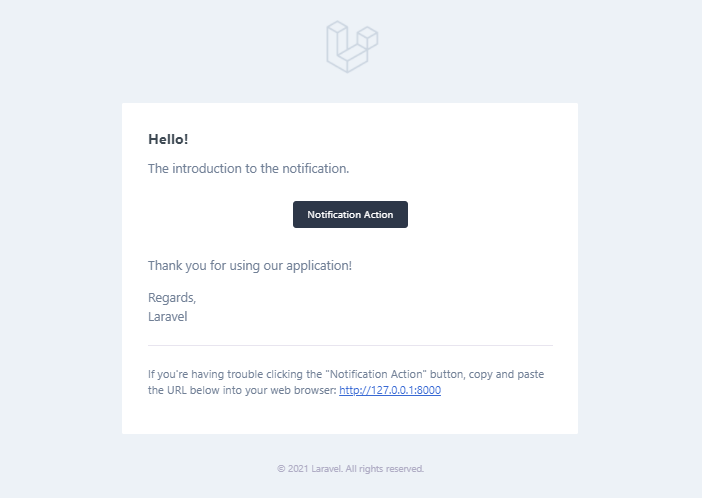 Laravel welcome email notification 1